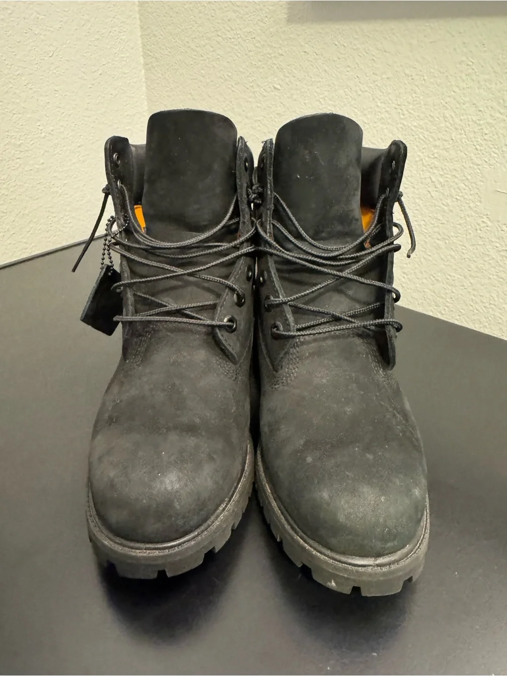 Timberland 6 Inch Premium All Black Boots Waterproof